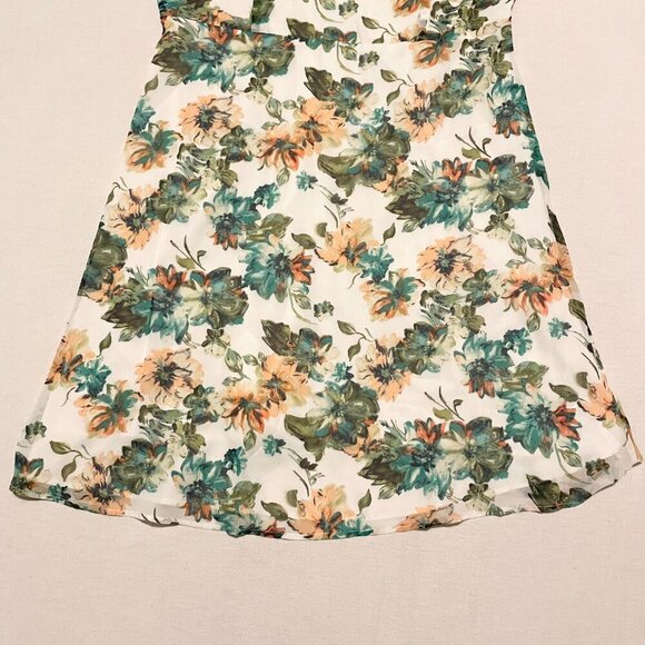 Forever 21 Contemporary Floral Dress Womens Size Large - Picture 5 of 16